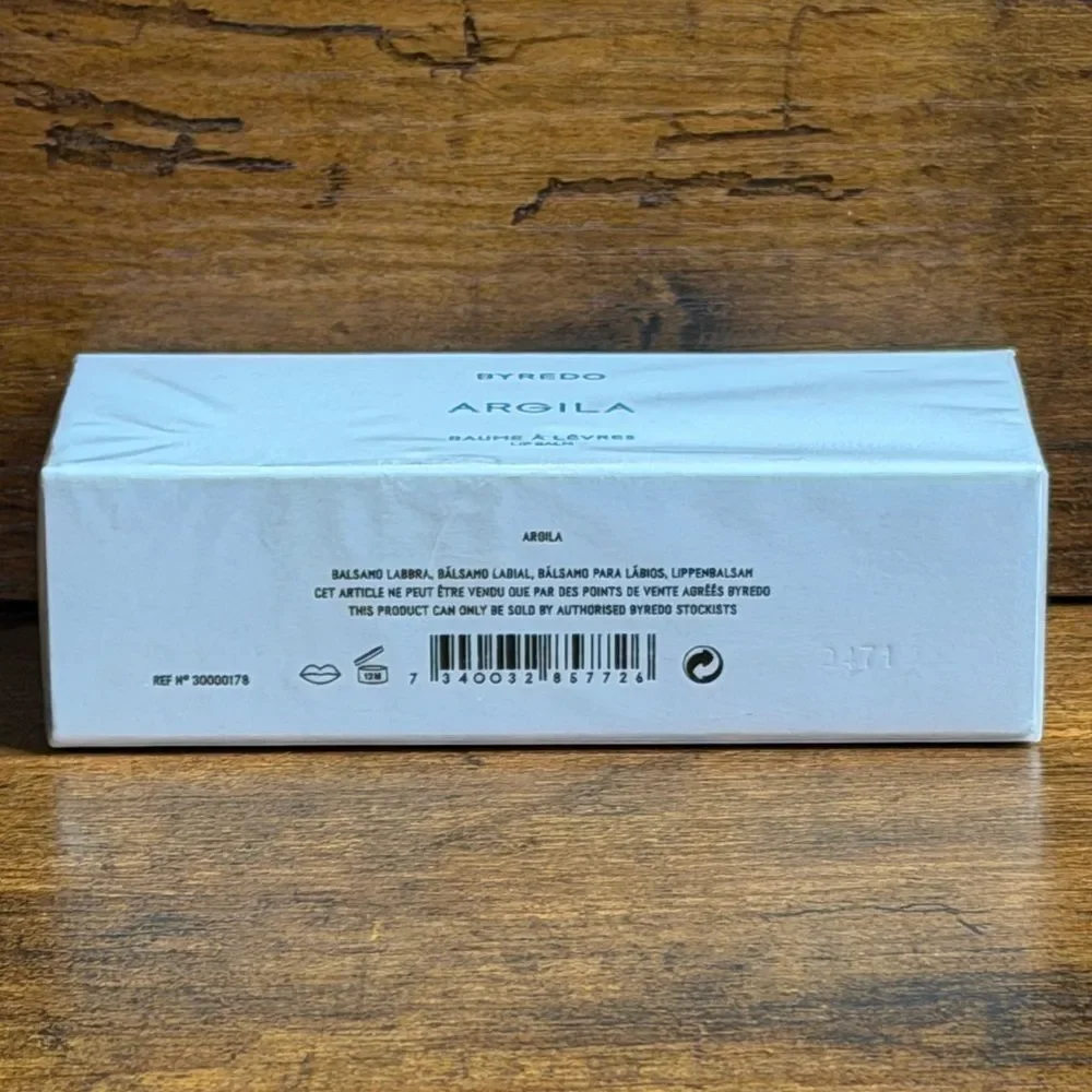 Byredo Argila (Neutral) Lip Balm 2.5g | New Sealed Luxury Lip Care